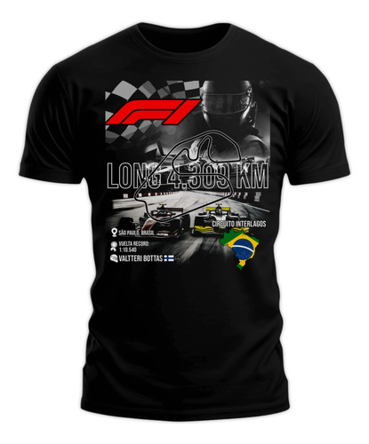 Polera Gustore De Circuito De Interlagos