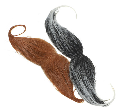 Bigotes Falsos Para Carnaval, Juego De Rol, Puesta, 2 Uds.