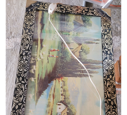 Mesa Antigua Con Con Luz Es Como Una Pintura Se Puede Colgar (Usado)