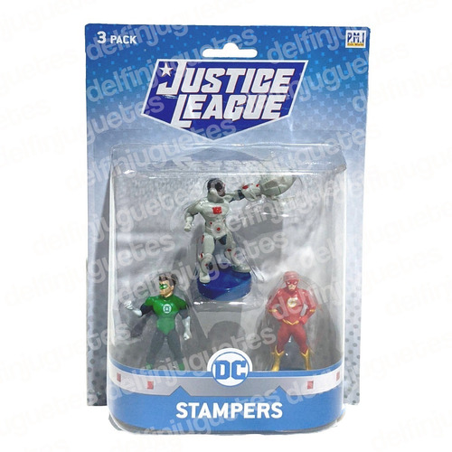 Dc Liga Justicia Stampers Mujer Maravilla Batman Superman