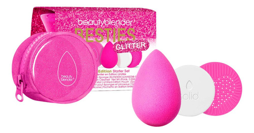 Esponja De Maquillaje - Beauty Blender Rosa Glit - Original 