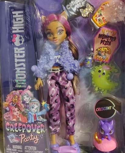 Muñeca Monster High Creepover Party Clawdeen Doll Mattel