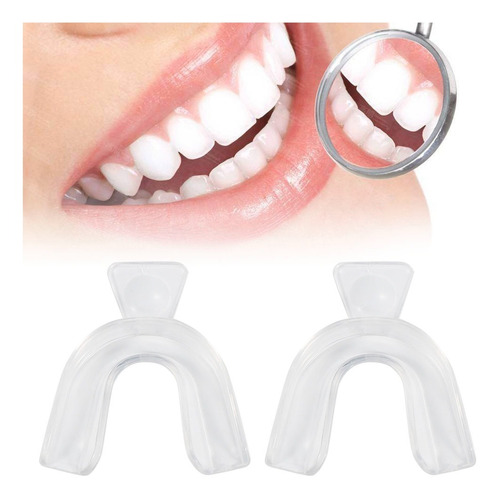 Moldes Silicona Moldeables Blanqueamiento Dental Bucal X 2