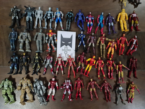 Marvel Universe Lote Iron Man Todos Scala 3.75 , 44 Piezas
