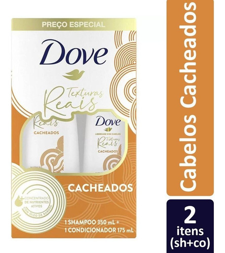 Kit C/ 4 Dove Kit Shampoo 350ml + Condicionador 175ml
