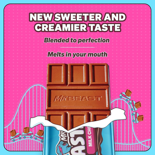 Chocolate Feastables Mr. Beast Milk Chocolate 5 Unidades 35g