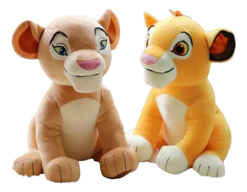 Set De Peluches El Rey León - 30 Cm - Simba & Nala