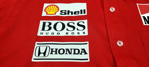 Camisa Retro Stu Ayrton Senna Marlboro Mclaren F1 * Homb