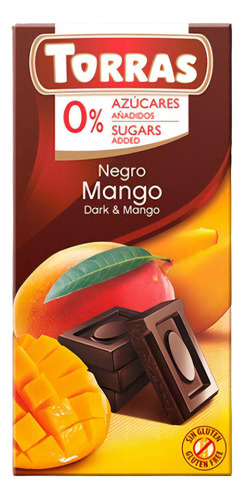 Chocolate Con Sabor Mango Sin Azucar