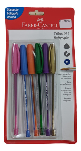 Bolig. Trilux X6u Faber Castell - Unidad a $1965