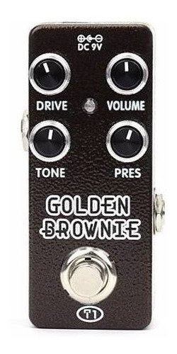 Pedal De Efecto Golden Brownie Distortion Xvive