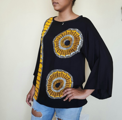 Imagem 3 de 6 de Blusa Bata Feminina Tecido Miriam