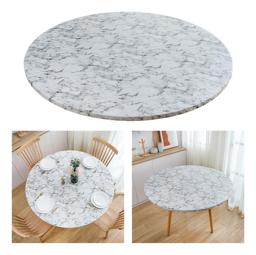 - Mantel Redondo De Vinilo, Diseño 100 A 110cm 100 A 110cm