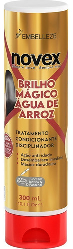 Condicionador Novex Brilho Mágico Água De Arroz 300ml