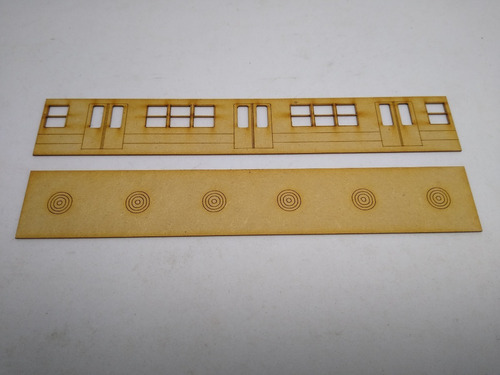 Imagen 6 de 10 de Nico Coche Remolque Subte D Nagoya Fibrofacil H0 (mnt 149)