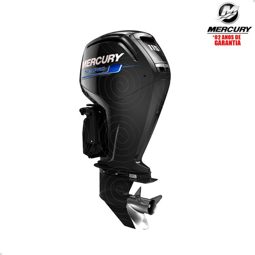 Motor Popa Mercury 4t 115hp Elpt Efi Ct Seapro Pess Física