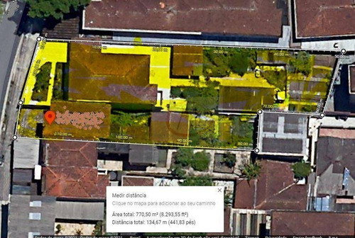Imagem 4 de 4 de Terreno À Venda, 770 M² Por R$ 2.500.000,00 - Encruzilhada - Santos/sp - Te0259