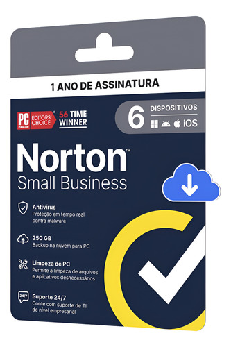 Norton Small Business 250gb 6 Dispositivos 12 Meses