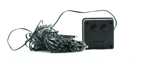 Imagen 4 de 9 de Pack X3 Luces Solar Navidad Guirnalda 10 Metros 100 Led Mult