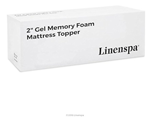 Cubrecolchon De Espuma Viscoelastica Con Infusion De Gel Individual