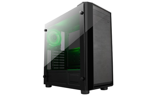 Case Pcapevia X-miragedx-gn Mid Tower With 2 X Tempere