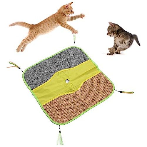 Manta De Juego Para Gatos Con Rascador De Sisal