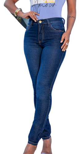 Calça Feminina Skinny Basic Azul Revanche