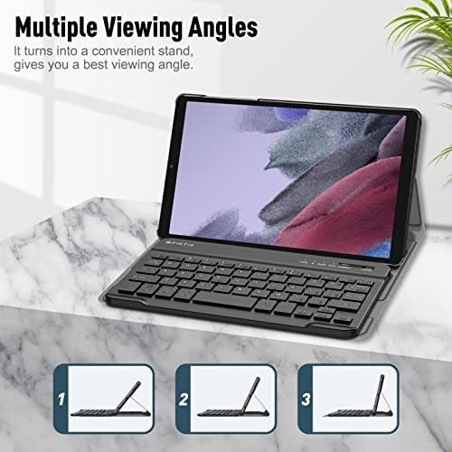 Funda Con Teclado Fintie / Para Galaxy Tab 8.7 /purple