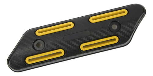 Protector Térmico De Tubo De Escape Amarillo Universal Para