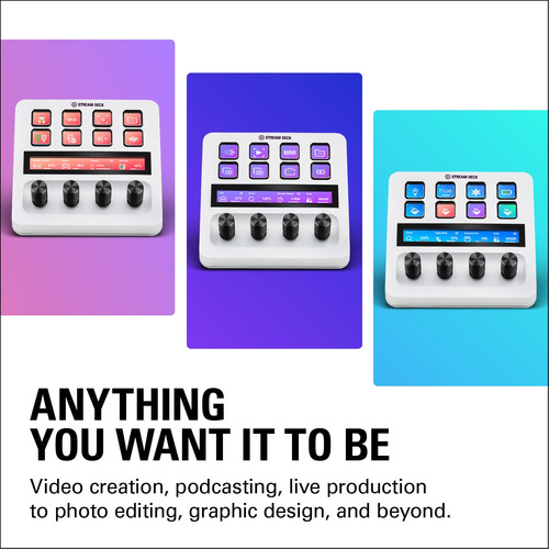 Controlador Elgato Stream Deck White Para Criadores De Conte