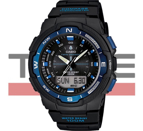Relógio Casio Outgear Sgw-500h-2bvdr Bússola Termômetro Nfe
