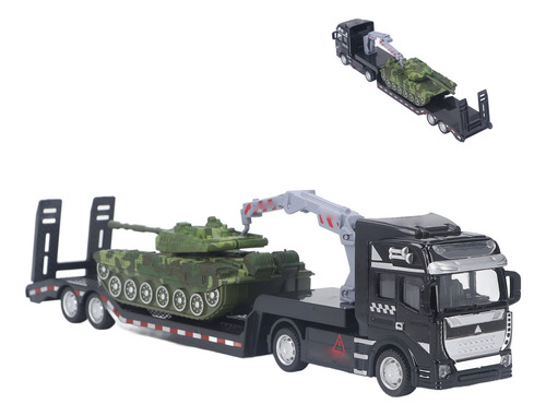 Juguete De Simulación De Tanque De Remolque De Plataforma Pl
