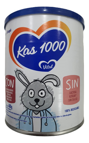 Nutricia Bagó Vital Kas 1000 X400gr Sin Sabor