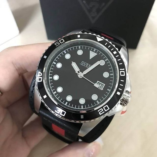 Reloj Guess Crew W1051g1 En Stock Original En Caja Garantía