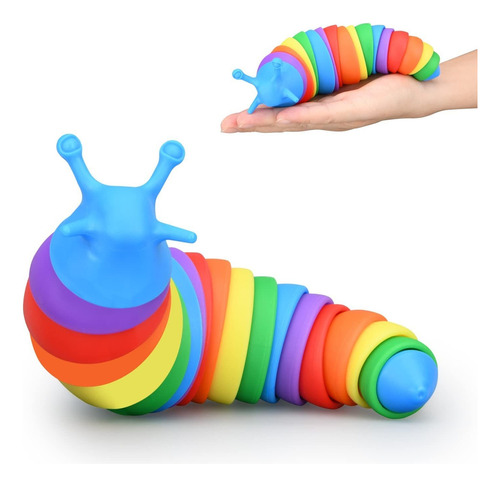 Juguetes Fidget Slug Para Niños, Juguete Sensorial Para Rela