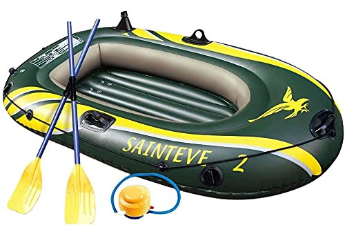 Bote Inflable Para 2 Personas: Balsa Gruesa, Botes De Goma D