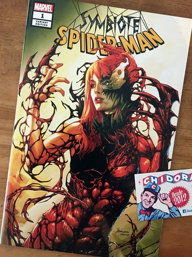 Comic - Symbiote Spider-man #1 Anacleto Mary Jane Carnage