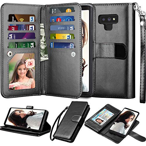 Njjex Para Galaxy Note 9 Wallet Case, For Note 9 3psgb