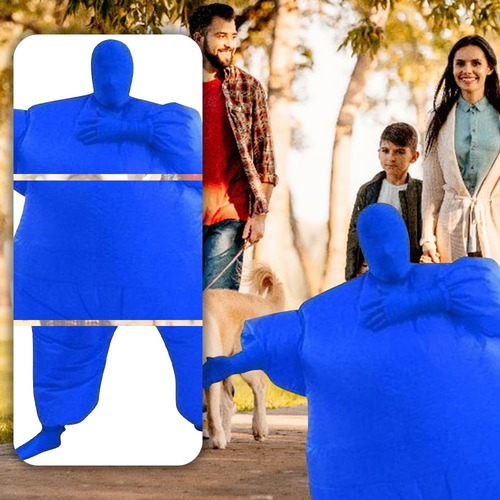 Disfraz Inflable De Cuerpo Entero Para Cosplay, Color Azul B