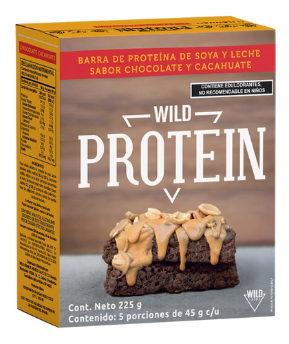 Wild Protein | Barras Altas En Proteína | Sabor Chocolate Y
