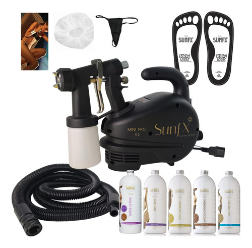 Sunfx Pro Mini V2 Aerografo Profesional Hvlp Sunless Tanning