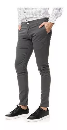 Hombre Corte Chino Jeans Elastizados Talle 38 Al 48