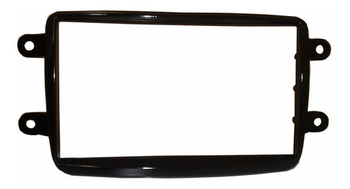 Moldura Dvd 2 Din Renault Duster Sandero Black Piano
