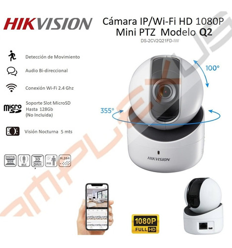 Imagen 6 de 6 de Camara Robotica Interior Ezviz Wifi Ip 1080p 360º C6n
