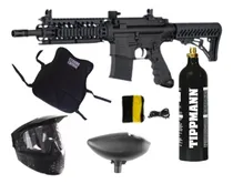 Comprar Paquete Tippmann Tmc Black Co2 Careta Hopper Chaleco Xchws C
