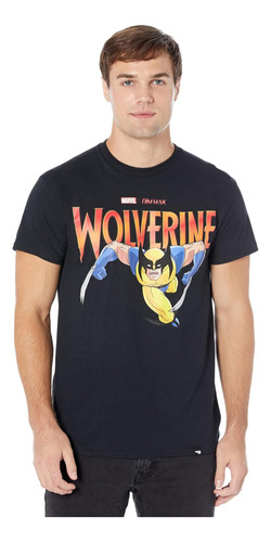 Dim Mak Unisex X X-men -wolverine Tee Negro LG Talla Única