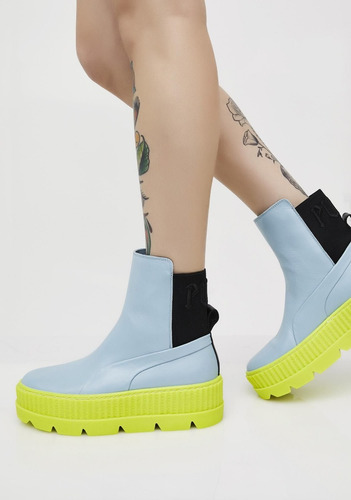 bota puma x fenty chelsea feminina