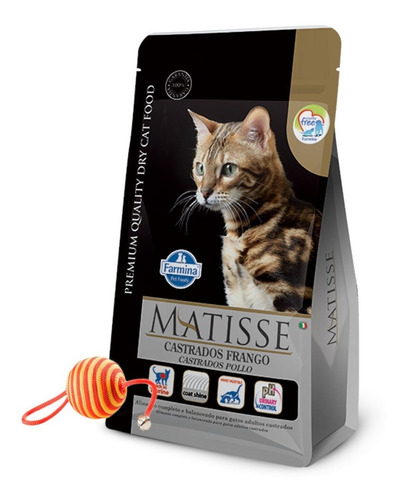 Alimento Gato Matisse Castrado Pollo 7,5 Kg + Promo!