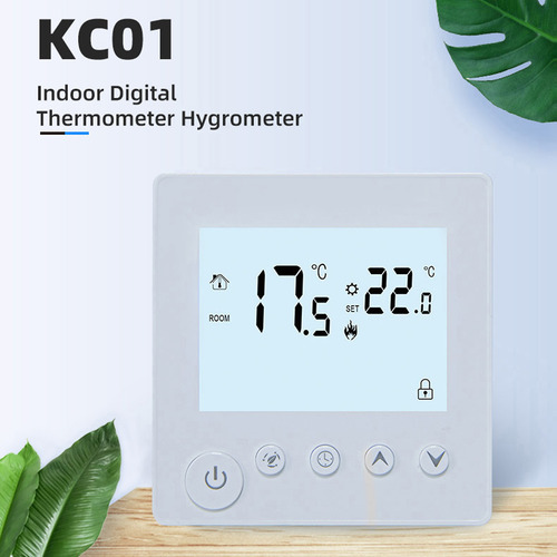 Pantalla Lcd Retroiluminada Del Controlador De Ajuste De Tem