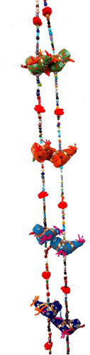¡pájaros Decorativos De Algodón Colgar Puerta Colore...